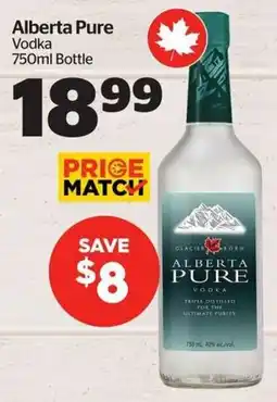 Calgary Co-op Alberta Pure Vodka offer