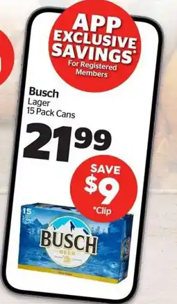 Calgary Co-op Busch lager offer