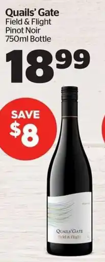 Calgary Co-op Quails' Gate Field & Flight Pinot Noir offer