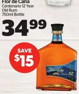 Calgary Co-op Flor de Caña Centenario 12 Year Old Rum offer