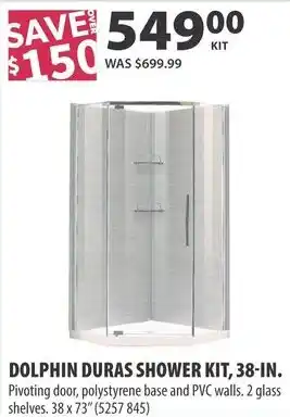 Dolphin Duras shower kit
