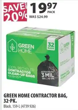 Co-op Green Home contractor bag offer