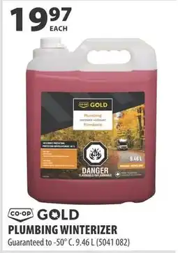 Co-op Co-op gold plumbing winterizer offer