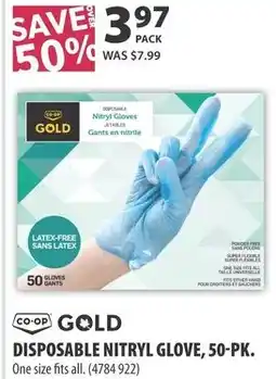 Co-op Co-op gold disposable nitrile glove offer