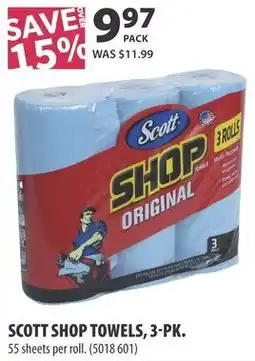 Co-op Scott shop towels offer