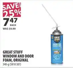 Co-op Great Stuff window and door foam, original offer