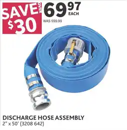 Co-op Discharge hose assembly offer
