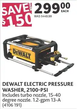 Co-op DeWalt electric pressure washer offer
