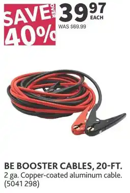 Co-op Be booster cables offer