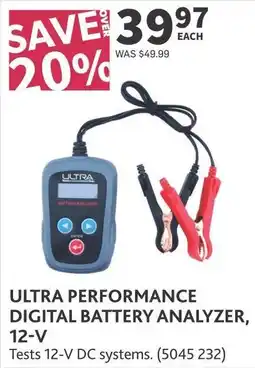 Co-op Ultra performance digital battery analyzer, 12-v offer