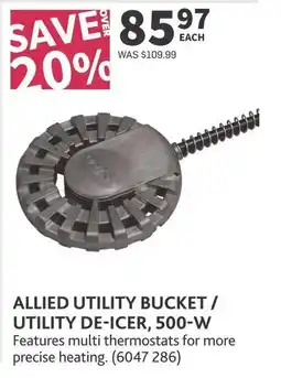 Co-op Allied utility bucket / utility de-icer offer