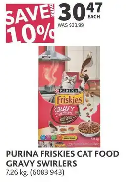 Co-op Purina friskies cat food gravy swirlers offer