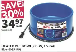 Co-op Heated pet bowl offer