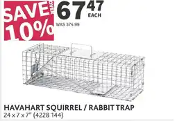 Co-op Havahart squirrel / rabbit trap offer