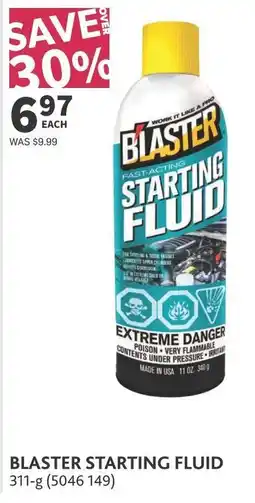 Co-op Blaster starting fluid offer