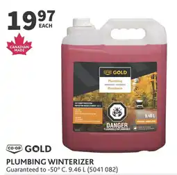 Co-op Co-op Gold Plumbing Winterizer offer
