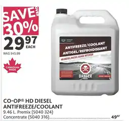 Co-op Co-op hd diesel antifreeze/coolant offer