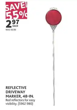 Co-op Reflective driveway marker offer
