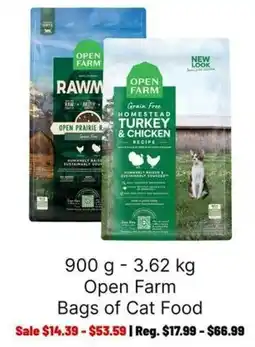 Ren’s Pets Depot Open Farm Bags of Cat Food offer