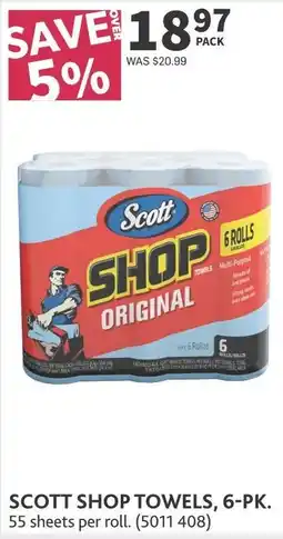 Co-op Scott shop towels offer
