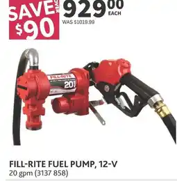 Co-op Fill-rite fuel pump, 12-v offer