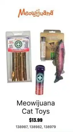 Ren’s Pets Depot Meowijuana cat toys offer