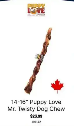 Ren’s Pets Depot Puppy Love Mr. Twisty Dog Chew offer