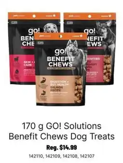Ren’s Pets Depot Go! Solutions Benefit Chews Dog Treats offer