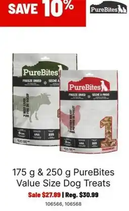 Ren’s Pets Depot PureBites Value Size Dog Treats offer