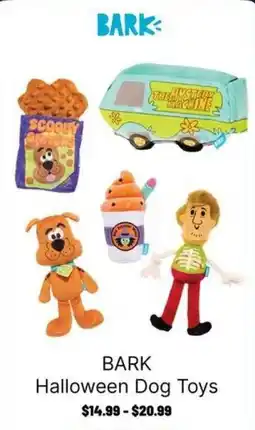 Ren’s Pets Depot Bark halloween dog toys offer