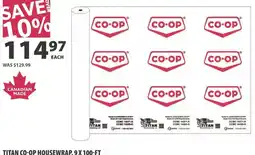 Co-op Titan co-op housewrap offer