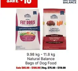 Ren’s Pets Depot Natural Balance Bags of Dog Food offer