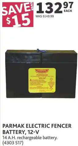 Co-op Parmak electric fencer battery offer