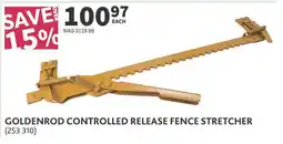 Co-op Goldenrod controlled release fence stretcher offer