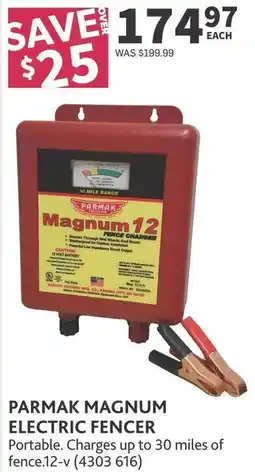 Co-op Parmak magnum electric fencer offer