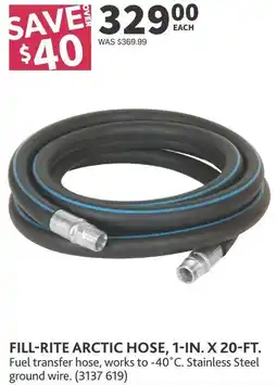 Co-op Fill-Rite arctic hose offer