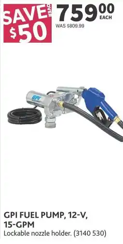 Co-op Gpi fuel pump 12-v 15-gpm offer