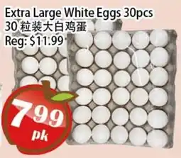 Food Depot Supermarket White Eggs offer