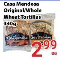 Nations Fresh Foods Casa Mendosa Original/Whole Wheat Tortillas offer