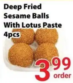 Nations Fresh Foods Deep Fried Sesame Balls With Lotus Paste offer