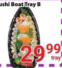 Nations Fresh Foods Sushi Boat Tray B offer