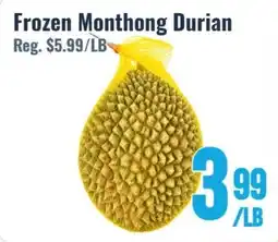 United Supermarket Frozen Monthong Durian offer