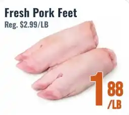 United Supermarket Fresh Pork Feet offer