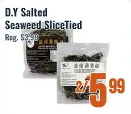 United Supermarket D.Y Salted Seaweed SliceTied offer