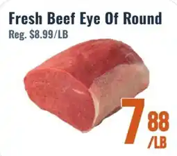 United Supermarket Fresh Beef Eye Of Round offer