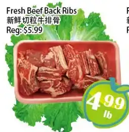 Food Depot Supermarket Fresh Beef Back Ribs offer
