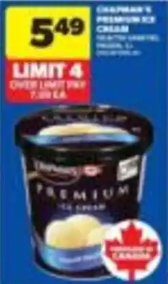 Chapman's premium ice cream