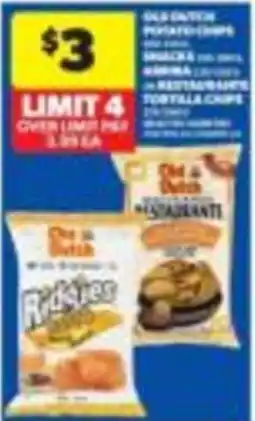 Wholesale Club Old Dutch restaurant tortilla chips offer