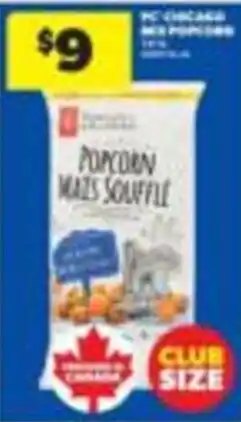 Wholesale Club PC popcorn maize souffle offer