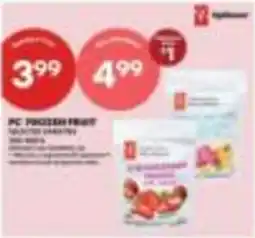 Wholesale Club PC frozen fruit selected varieties offer